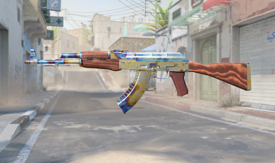 AK-47 | Case Hardened blue gem, pattern 661