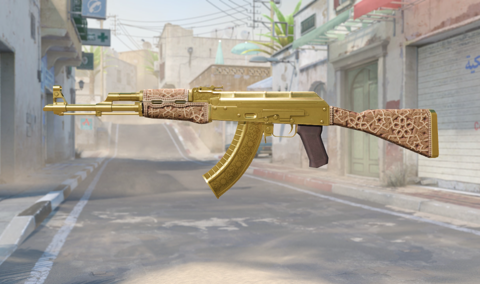 AK-47 | Gold Arabesque, Factory New render